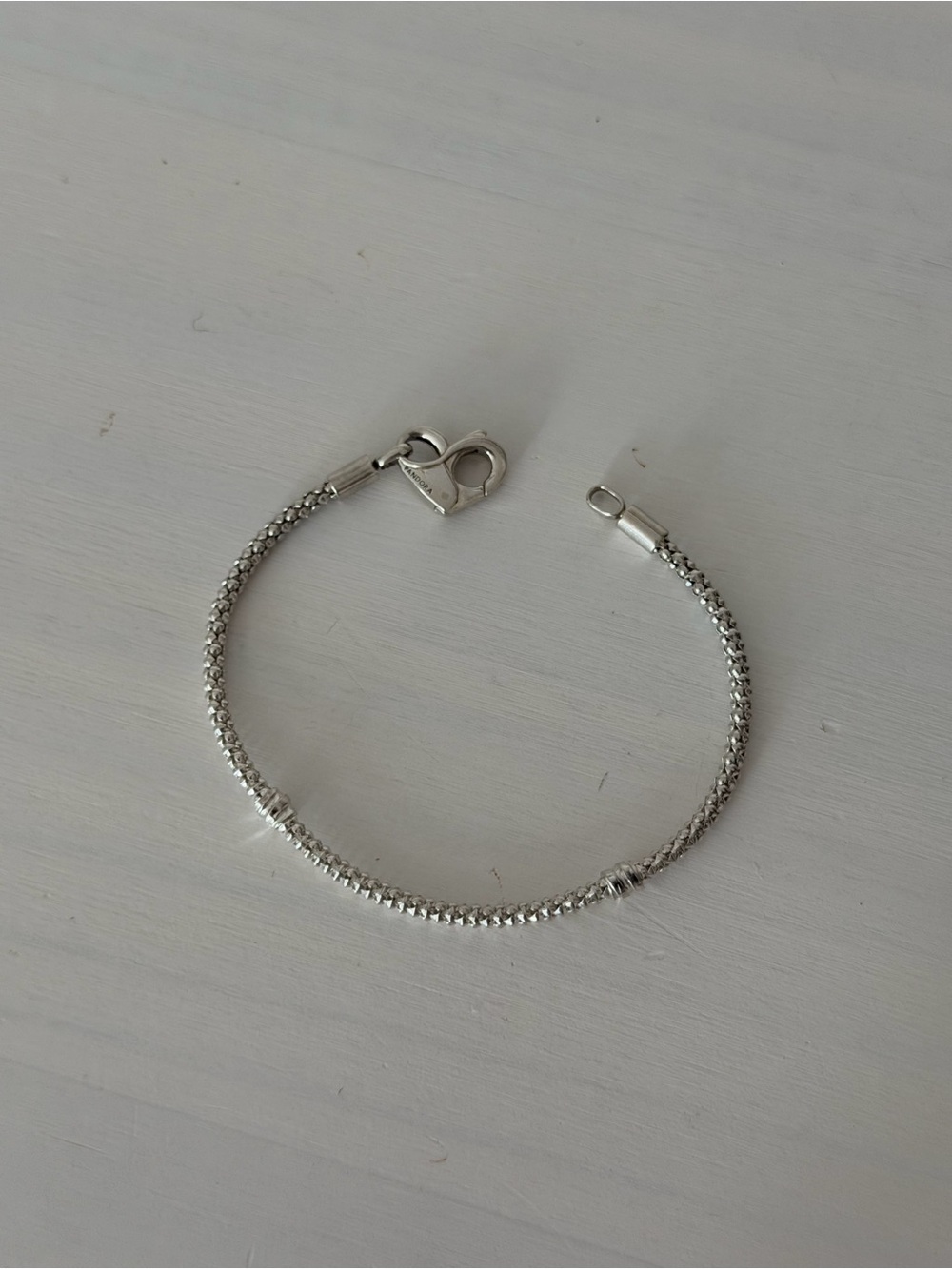 Pandora 925 Sterling Silver Snake Chain Bracelet